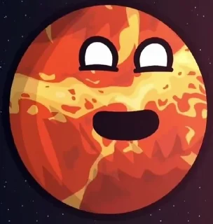 😃 emoji Венера няшк Telegram sticker 10 of 12