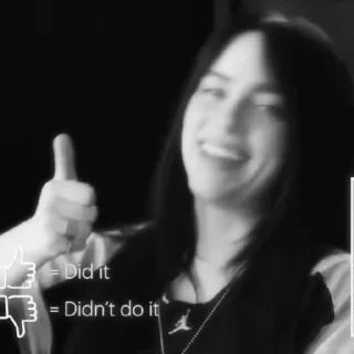 🌟 emoji ও billie eilish ও Telegram sticker 8 of 58