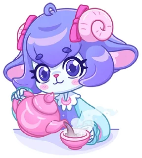 🫖 emoji Джиллиана без надписей @stickers_vk Telegram sticker 12 of 49