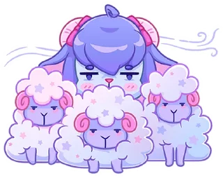 🤐 emoji Джиллиана без надписей @stickers_vk Telegram sticker 17 of 49