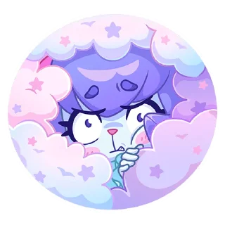 🥵 emoji Джиллиана без надписей @stickers_vk Telegram sticker 9 of 49
