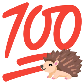 🌟 emoji ёжики by @jilenne Telegram sticker 23 of 54