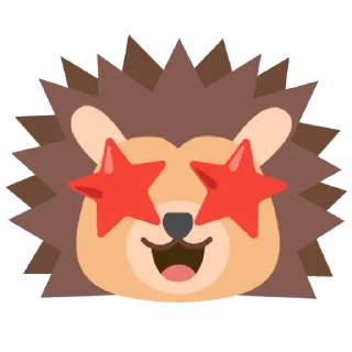 🌟 emoji ёжики by @jilenne Telegram sticker 14 of 54