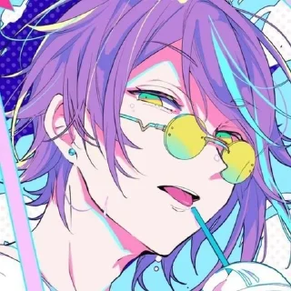🥤 emoji 🎉Kamishiro Rui💜 Telegram sticker 10 of 120