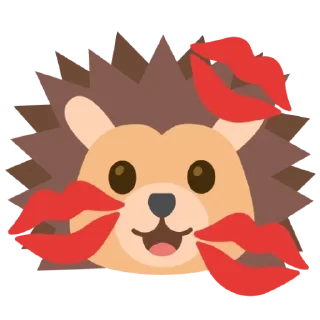 🌟 emoji ёжики by @jilenne Telegram sticker 8 of 54