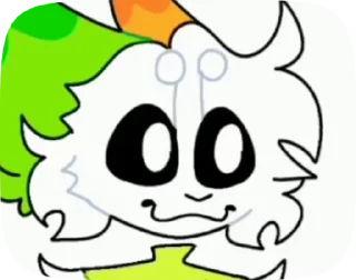 😡 emoji Sandy💗 (fan sticks) Telegram sticker 6 of 12
