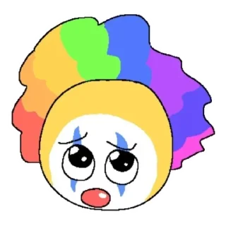 🤡 emoji Ляляляляля Telegram sticker 13 of 16
