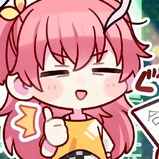 🌟 emoji .˙∘˚ Airi Momoi! ˚˙∘˚ @makkziw Telegram sticker 22 of 64