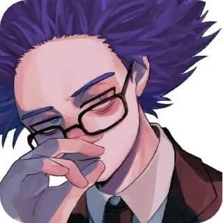 👄 emoji Шинсо Хитоши Telegram sticker 16 of 37