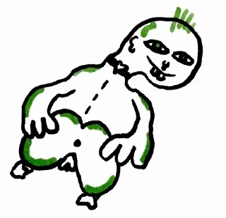 Sticker from стікери створені на колєнке лє