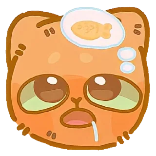 😋 emoji ฅ^• ˕ •^ฅ ♡ Telegram sticker 21 of 23