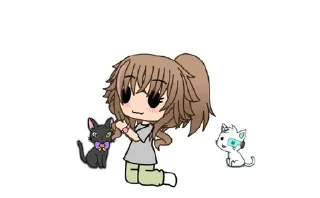 🌟 emoji Гачимучи с кошаком Telegram sticker 10 of 15