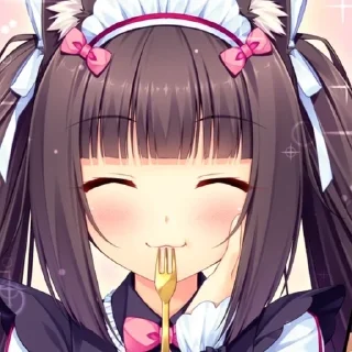 🍫 emoji ૮꒰๑ˊᗜˋ๑꒱ა [ @zombie_k1tty ] Telegram sticker 10 of 35