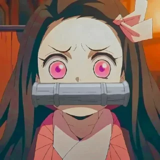 😤 emoji Nezuko by @anime_stickerr Telegram sticker 19 of 30