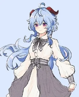 🤗 emoji Гань Юй 💙💜 Милашка!!!!!💙 Telegram sticker 16 of 43