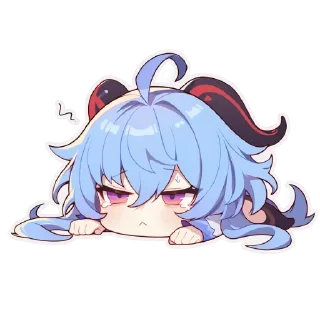 💀 emoji Геншин @stars458o9 Telegram sticker 13 of 55