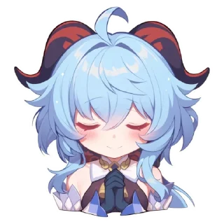 🙏 emoji Геншин @stars458o9 Telegram sticker 12 of 55