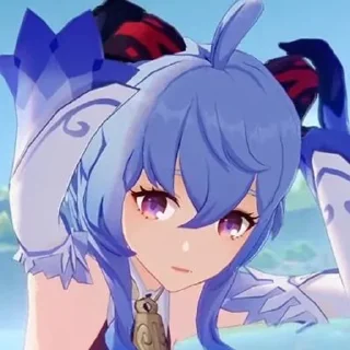 😦 emoji Гань Юй 💙💜 Милашка!!!!!💙 Telegram sticker 6 of 43