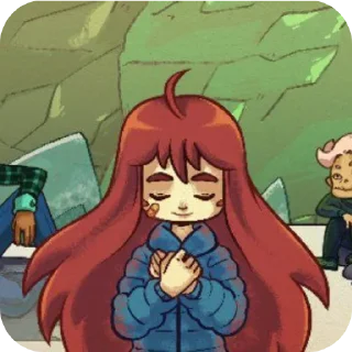 😶 emoji Celeste by @HeartHaze_of Telegram sticker 10 of 13