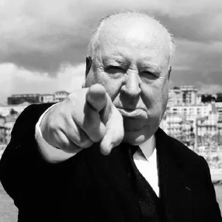 🫵 emoji Vintage Mr.Hitchcock Telegram sticker 19 of 28