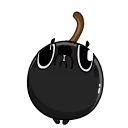 😀 emoji черная вишня by @prokaznik777 Telegram sticker 17 of 39