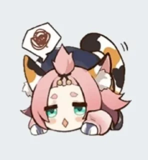 😪 emoji Генша Telegram sticker 12 of 33