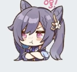😤 emoji Генша Telegram sticker 15 of 33