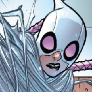 🤍 emoji Elite Gwenpool Telegram sticker 8 of 40