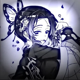 🦋 emoji ♡ Шинобу Кочо ♡ Telegram sticker 6 of 120