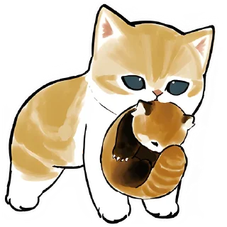🥹 emoji Панда и Нян @Nyasticks Telegram sticker 15 of 41