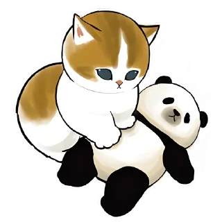 🤓 emoji Панда и Нян @Nyasticks Telegram sticker 20 of 41