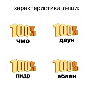 🌟 emoji Лёшка лох Telegram sticker 10 of 42