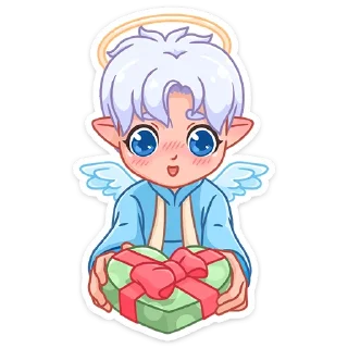 💝 emoji Ангел-кун (@TgSticker) Telegram sticker 9 of 48