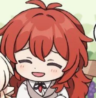 🤗 emoji Дилюк Telegram sticker 20 of 65
