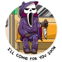 🏃 emoji Scream Telegram sticker 24 of 25