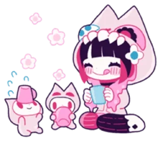 🌟 emoji ໒꒰՞ стикеры ՞꒱ა  ...  @yiroma Telegram sticker 5 of 40