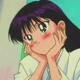 😊 emoji Sailor Mars Telegram sticker 15 of 18