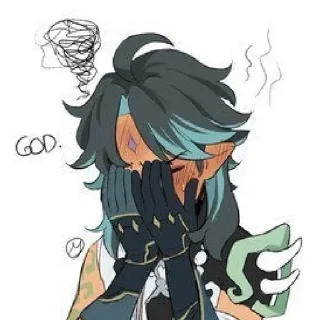 😳 emoji Genshin Impact all my stickers Telegram sticker 21 of 82