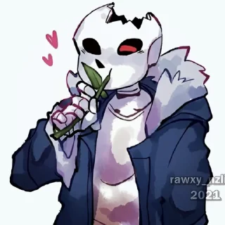 🪓 emoji —` horror sans. ★彡 Telegram sticker 9 of 27