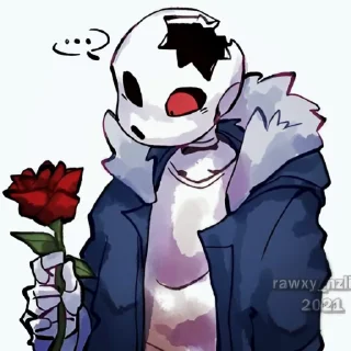 🪓 emoji —` horror sans. ★彡 Telegram sticker 8 of 27