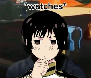 🇯🇵 emoji *watches* hetalia Telegram sticker 17 of 17