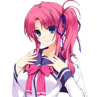❤ emoji Anime girls 3 Telegram sticker 19 of 45