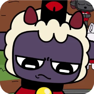 😠 emoji Deltaplanet cultoftheLamb: @cultlambUwU Telegram sticker 15 of 30