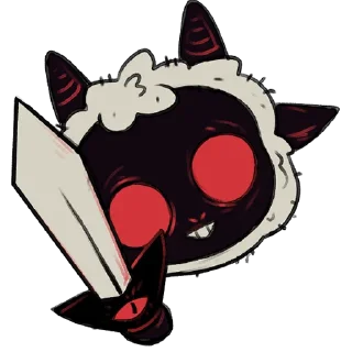 😈 emoji Cult of the Lamb Telegram sticker 11 of 30