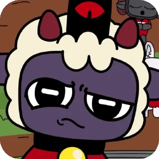🤨 emoji Deltaplanet cultoftheLamb: @cultlambUwU Telegram sticker 16 of 30