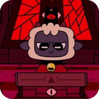 😏 emoji Deltaplanet cultoftheLamb: @cultlambUwU Telegram sticker 20 of 30