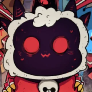 Sticker from Cult of the Lamb