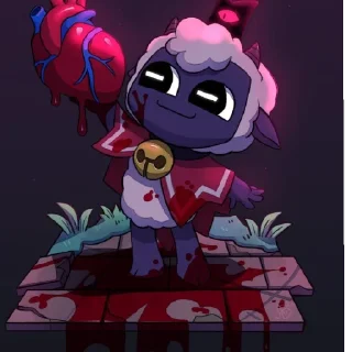 😄 emoji Cult of the Lamb Telegram sticker 7 of 8