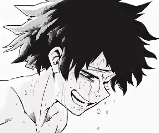 😭 emoji Izuku☺ Telegram sticker 13 of 49