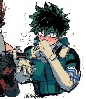 🥵 emoji Izuku☺ Telegram sticker 23 of 49